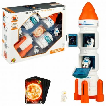 Т24297 1toy Space Team II Космический набор (космический корабль, 3 космонавта), звук эффекты